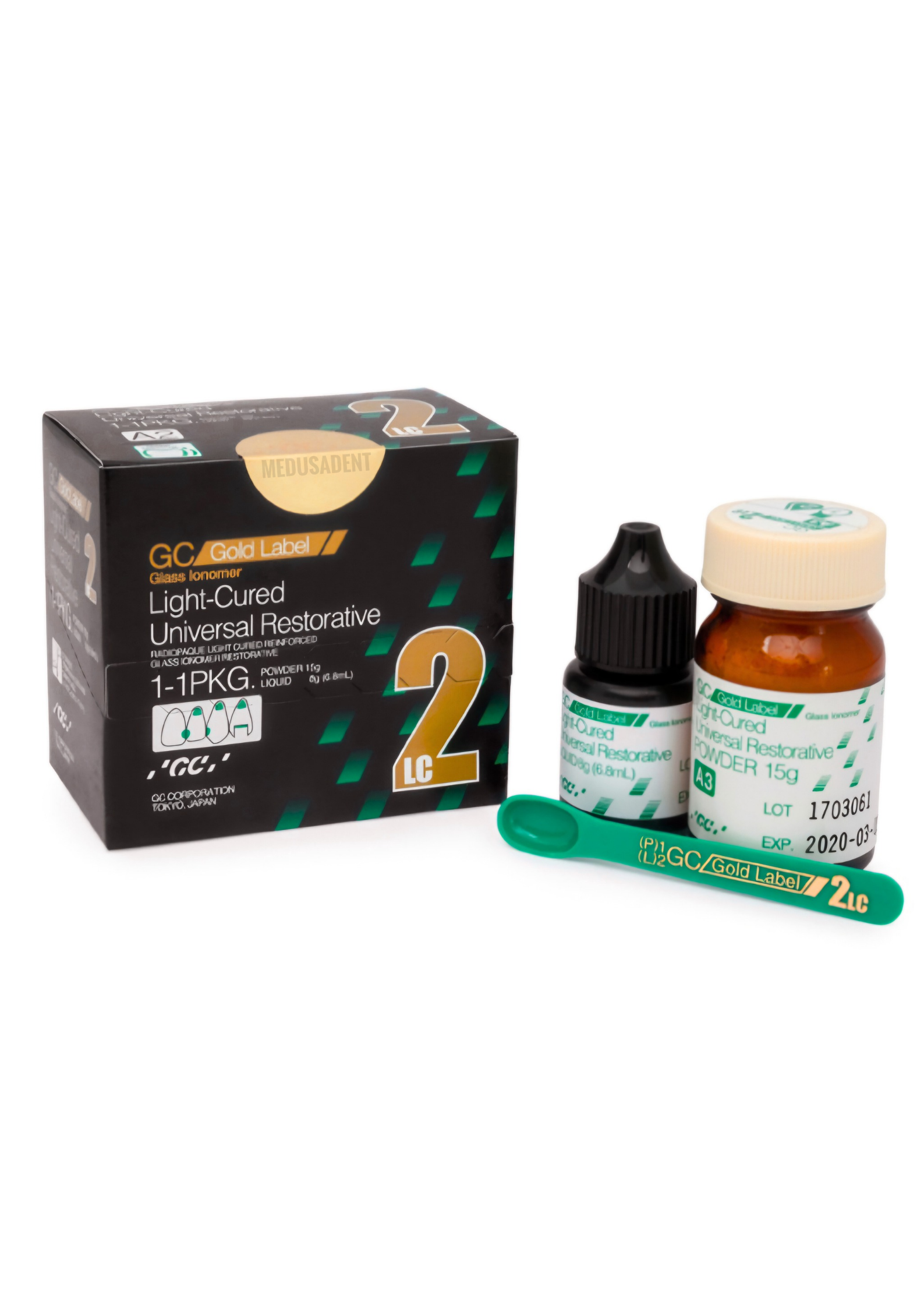 20260228_005109_۰۰۰۰ گلس لایت کیور جی سیGC Fuji II LC Gold - تصویر 1